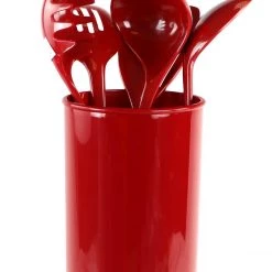 Calypso Basics 6pc Utensil Set, Red