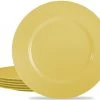 Reston Lloyd Ltd. 6pc Melamine Salad Plate Set, Lemon