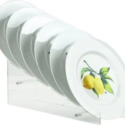 Reston Lloyd Ltd. 6pc Melamine Salad Plate Set, Fresh Lemons