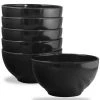 Reston Lloyd Ltd. 6pc Melamine Bowl Set, Black CALYPSO BASICS