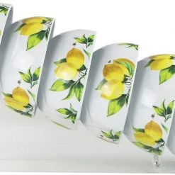 Reston Lloyd Ltd. 6pc Melamine Bowl Set, Fresh Lemons CALYPSO BASICS