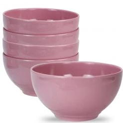 Reston Lloyd Ltd. 6pc Melamine Bowl Set, Pink CALYPSO BASICS