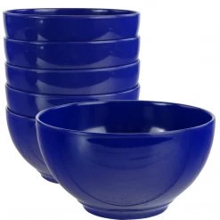 Reston Lloyd Ltd. 6pc Melamine Bowl Set, Indigo