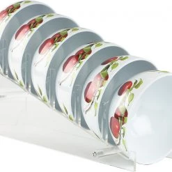 Reston Lloyd Ltd. 6pc Melamine Bowl Set, Harvest Apples CALYPSO BASICS