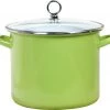 Reston Lloyd Ltd. 8 Qt Stock Pot With Glass Lid, Lime CALYPSO BASICS
