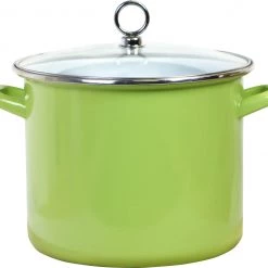 Reston Lloyd Ltd. 8 Qt Stock Pot With Glass Lid, Lime CALYPSO BASICS