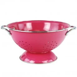 Calypso Basics Powder Coated Colanders, Various Sizes, Magenta