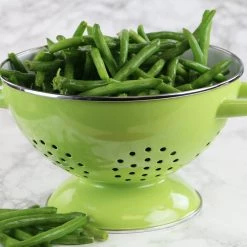 Reston Lloyd Ltd. Lime Enamel Colander, Multiple Sizes