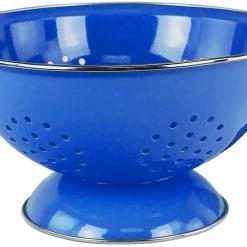 Calypso Basics Powder Coated Colanders, Various Sizes, Azure