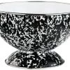 Reston Lloyd Ltd. 3 Qt Enamel Colander, Black Marble CALYPSO BASICS