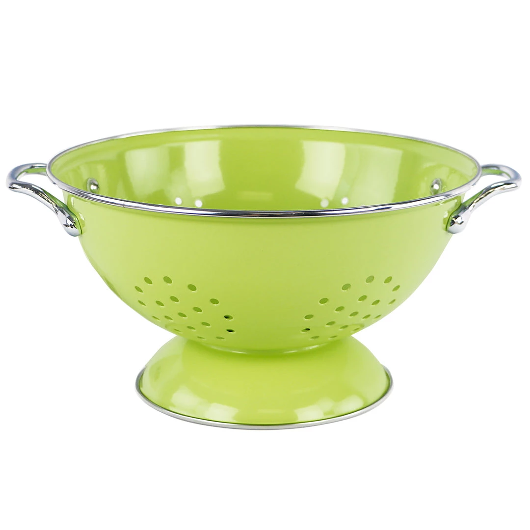 Calypso Basics Powder Coated Colanders, Various Sizes, Lime 3 Calypso Basics Powder Coated Colanders, Various Sizes, Lime