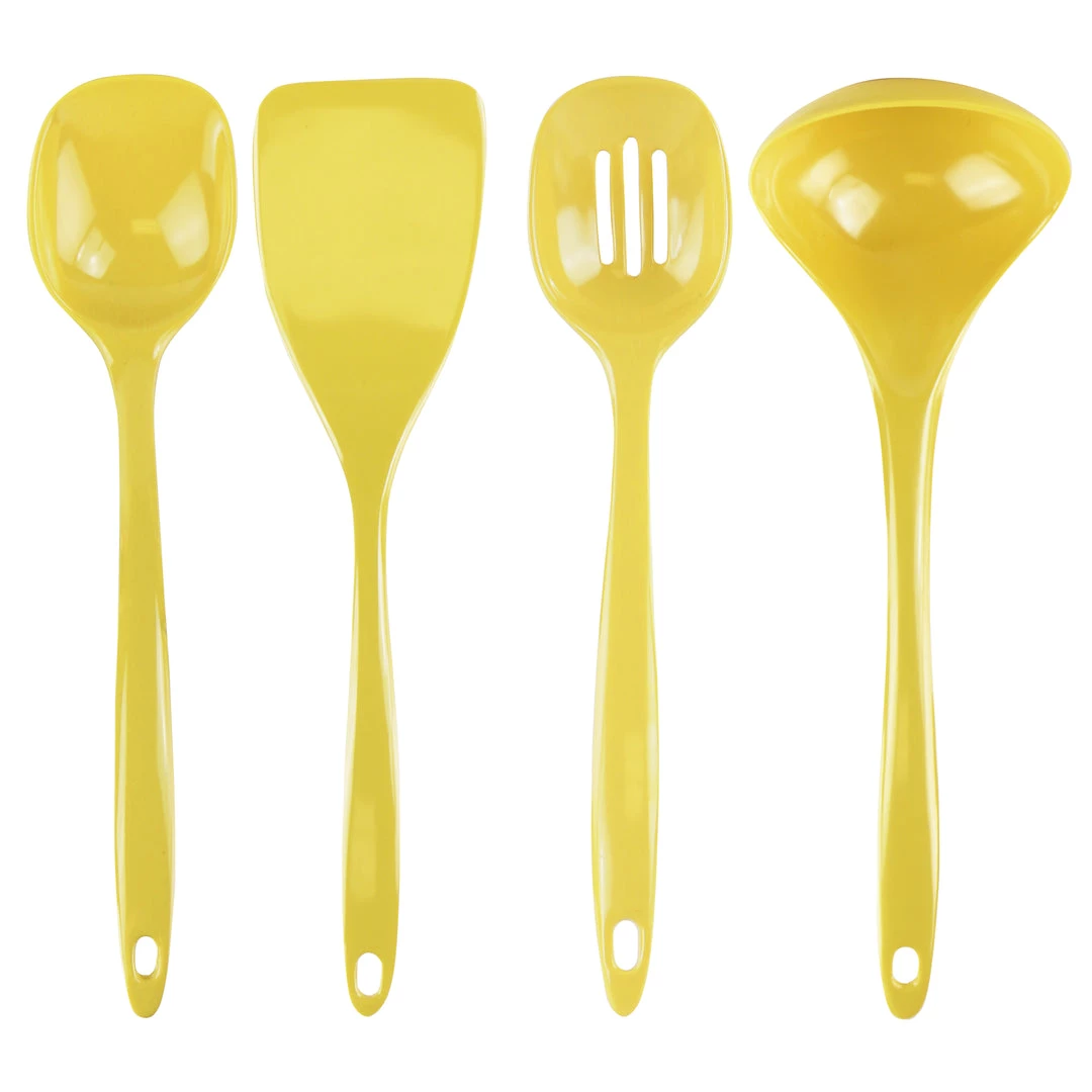 Reston Lloyd Ltd. 4pc Melamine Utensil Set, Lemon 3 Reston Lloyd Ltd. 4pc Melamine Utensil Set, Lemon