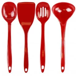 Reston Lloyd Ltd. 4pc Melamine Utensil Set, Red CALYPSO BASICS