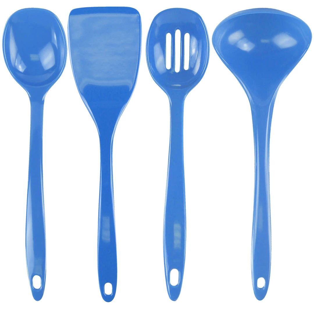Reston Lloyd Ltd. 4pc Melamine Utensil Set, Azure 3 Reston Lloyd Ltd. 4pc Melamine Utensil Set, Azure