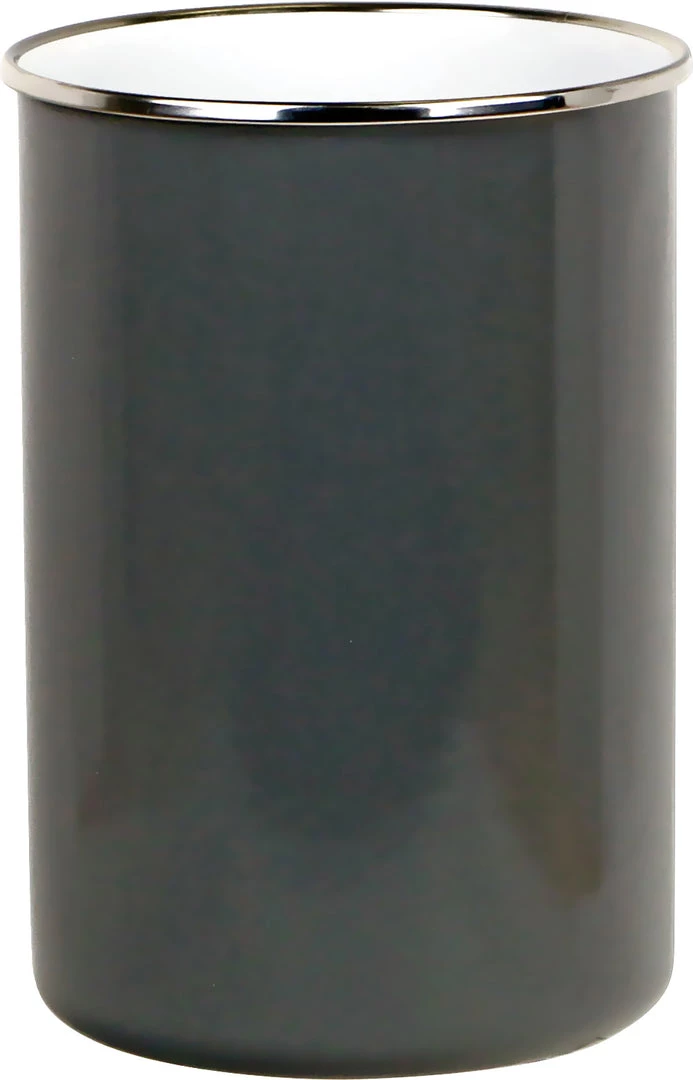 Calypso Basics Enamel Steel Utensil Holder, Charcoal 3 Calypso Basics Enamel Steel Utensil Holder, Charcoal