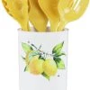 Calypso Basics 6pc Utensil Holder Set, Fresh Lemons
