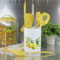 Calypso Basics 6pc Utensil Holder Set, Fresh Lemons