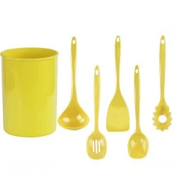 Calypso Basics 6pc Utensil Set, Lemon