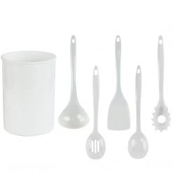 Calypso Basics 6pc Utensil Set, White