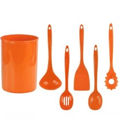 Calypso Basics 6pc Utensil Set, Orange