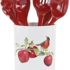 Calypso Basics 6pc Utensil Holder Set, Harvest Apples
