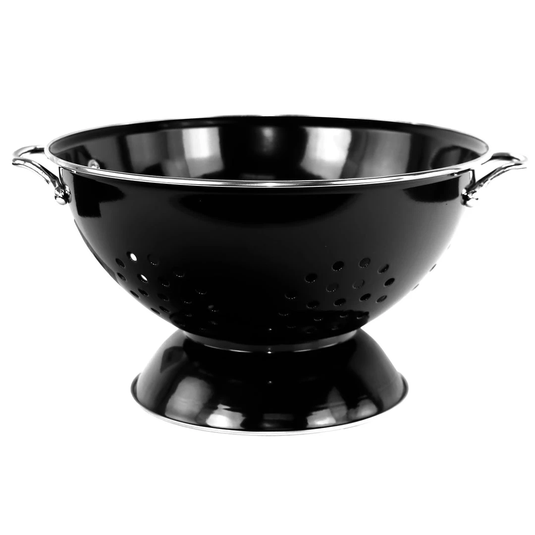 Calypso Basics Powder Coated Colanders, Various Sizes, Black 7 Calypso Basics Powder Coated Colanders, Various Sizes, Black