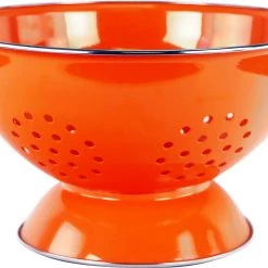 Calypso Basics Powder Coated Colanders, Various Sizes, Orange