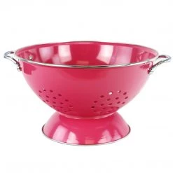 Calypso Basics Powder Coated Colanders, Various Sizes, Magenta