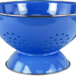 Calypso Basics Powder Coated Colanders, Various Sizes, Azure