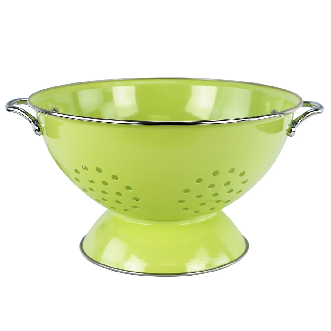 Calypso Basics Powder Coated Colanders, Various Sizes, Lime 6 Calypso Basics Powder Coated Colanders, Various Sizes, Lime