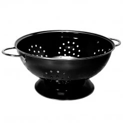 Calypso Basics Powder Coated Colanders, Various Sizes, Black 16 Calypso Basics Powder Coated Colanders, Various Sizes, Black