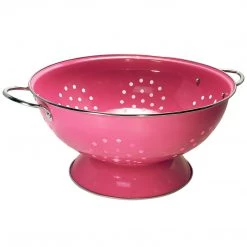 Calypso Basics Powder Coated Colanders, Various Sizes, Magenta