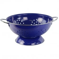 Calypso Basics Powder Coated Colanders, Various Sizes, Indigo