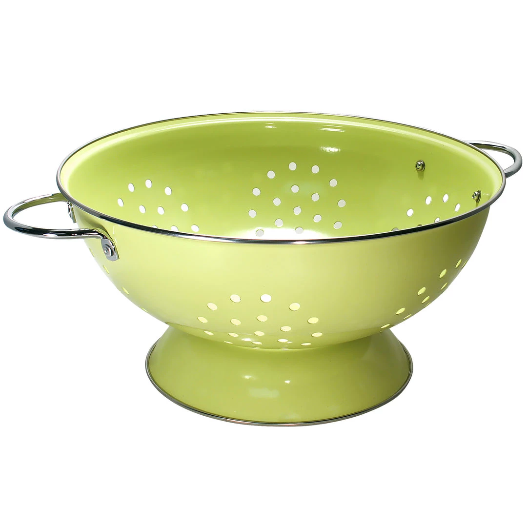 Calypso Basics Powder Coated Colanders, Various Sizes, Lime 4 Calypso Basics Powder Coated Colanders, Various Sizes, Lime