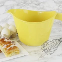 Reston Lloyd Ltd. CALYPSO BASICS 2 Qt. Microwave Batter Bowl, Lemon