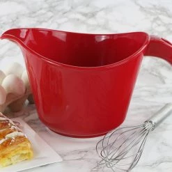 Reston Lloyd Ltd. 2 Qt. Microwave Batter Bowl, Red