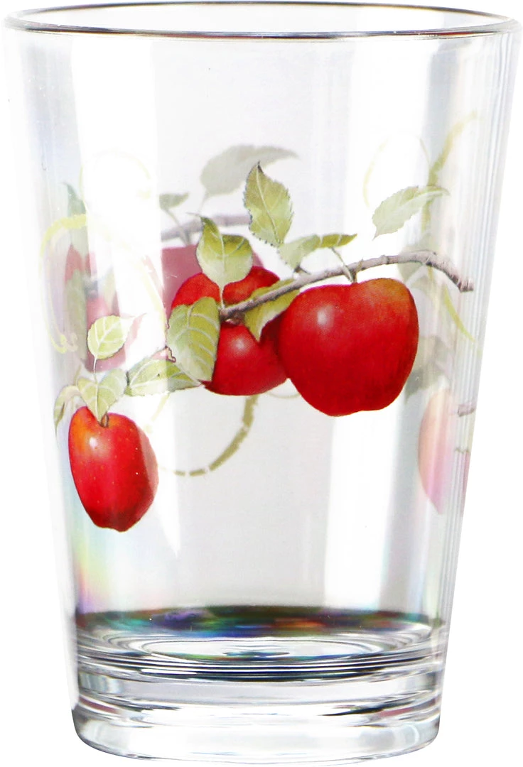 Calypso Basics Harvest Apple, Acrylic Drinkware, 8oz Juice Glass, Set Of 6 4 Calypso Basics Harvest Apple, Acrylic Drinkware, 8oz Juice Glass, Set Of 6