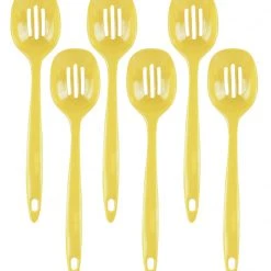 Reston Lloyd Ltd. Melamine Slotted Spoon, Lemon