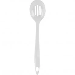 Reston Lloyd Ltd. Melamine Slotted Spoon, White CALYPSO BASICS