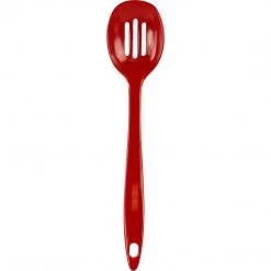 Reston Lloyd Ltd. CALYPSO BASICS Melamine Slotted Spoon, Red