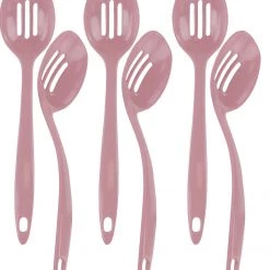Reston Lloyd Ltd. Melamine Slotted Spoon, Pink CALYPSO BASICS