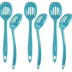 Reston Lloyd Ltd. Melamine Slotted Spoon, Turquoise CALYPSO BASICS
