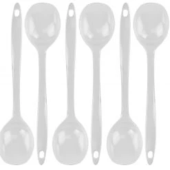 Reston Lloyd Ltd. Melamine Spoon, White CALYPSO BASICS
