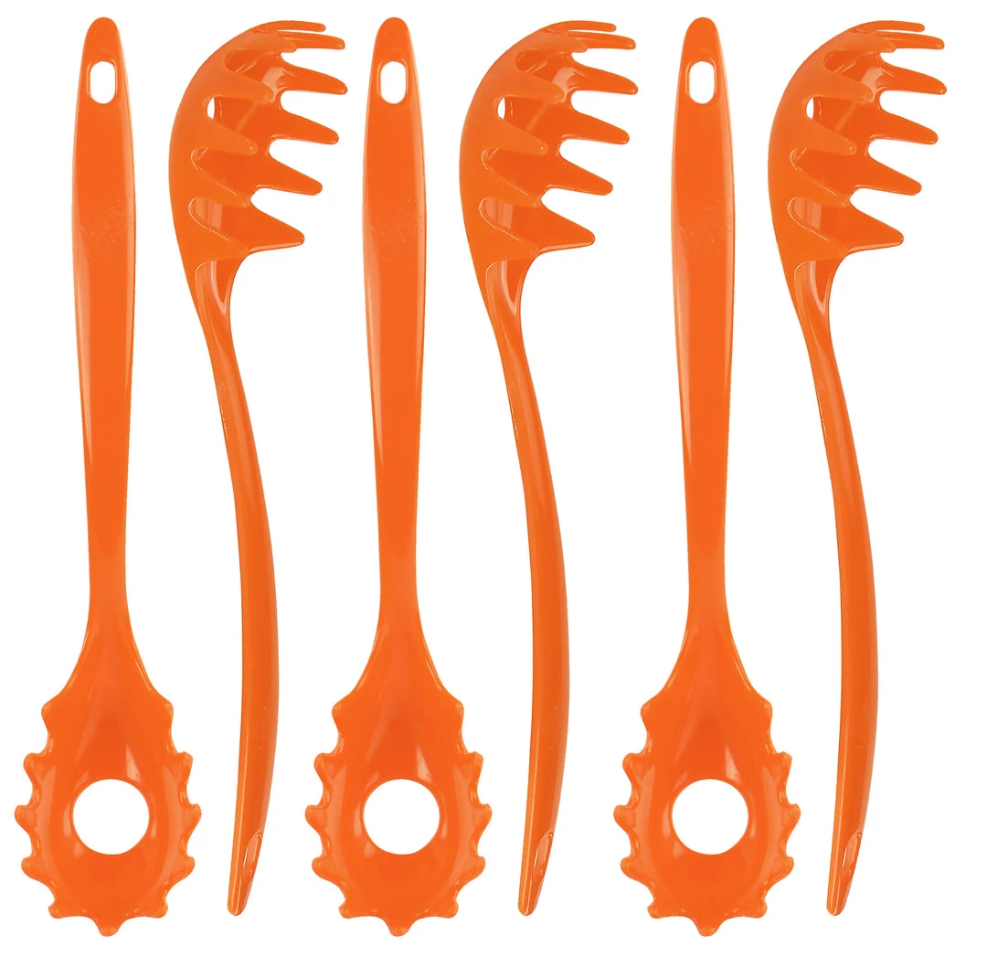 Reston Lloyd Ltd. Melamine Spaghetti Fork, Orange 6 Reston Lloyd Ltd. Melamine Spaghetti Fork, Orange