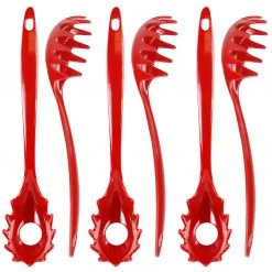 Reston Lloyd Ltd. Melamine Spaghetti Fork, Red