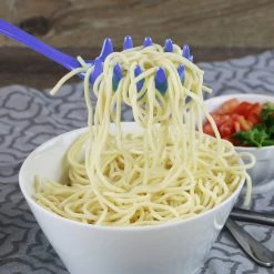 Reston Lloyd Ltd. CALYPSO BASICS Melamine Spaghetti Fork, Azure