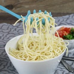 Reston Lloyd Ltd. Melamine Spaghetti Fork, Turquoise CALYPSO BASICS