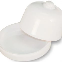 Reston Lloyd Models Terra Cotta, Garlic Baker, White