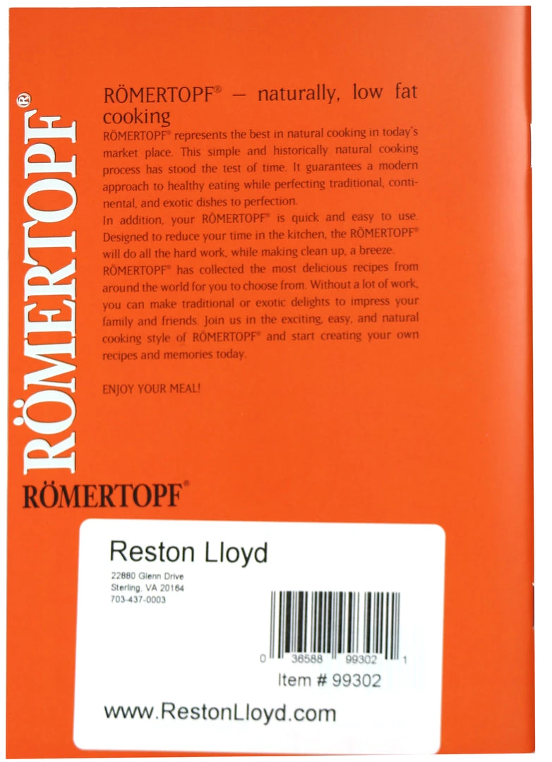 Römertopf® Romertopf Classic Cookbook 4 Römertopf® Romertopf Classic Cookbook