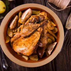 Reston Lloyd Eurita Clay Roaster Dutch Oven, 4 Quarts